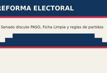 Grafica editorial sobre la reforma electoral en el Senado argentino