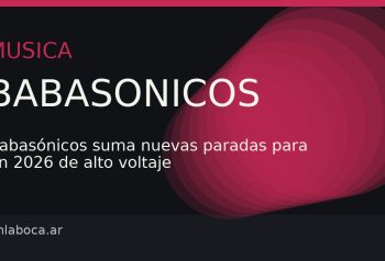 Babasónicos suma nuevas paradas para un 2026 de alto voltaje