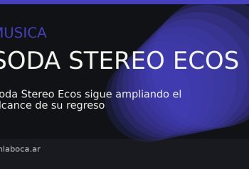 Soda Stereo Ecos sigue ampliando el alcance de su regreso